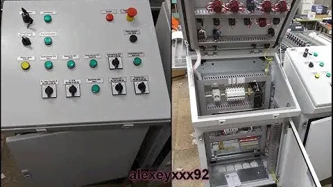Пульт управления сборка электрического шкафа