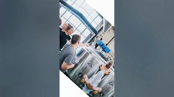 TIANTAI 1000L beer brewing system brewery equipment in Latvia #beer #breweryequipment #fermenter