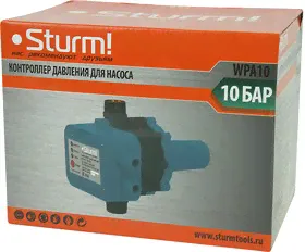 WPA10 Автоматика для насосных станций Sturm! рег.давл,10 бар,10A, 1",x1",G1"