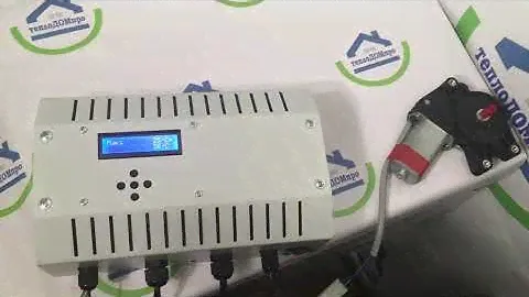 Блок управления БУ-01-01 (автоматика). Работа защиты от перелива. По датчику температуры.